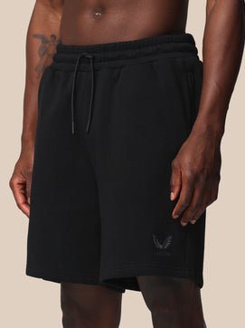 Heren Adapt Katoen Fleece Short - Zwart