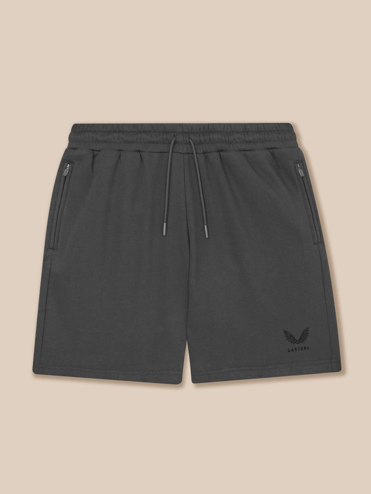 Heren Adapt Katoen Fleece Short - Gunmetal