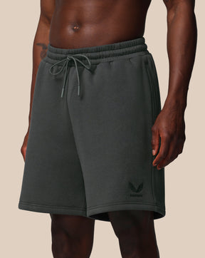 Heren Adapt Katoen Fleece Short - Gunmetal
