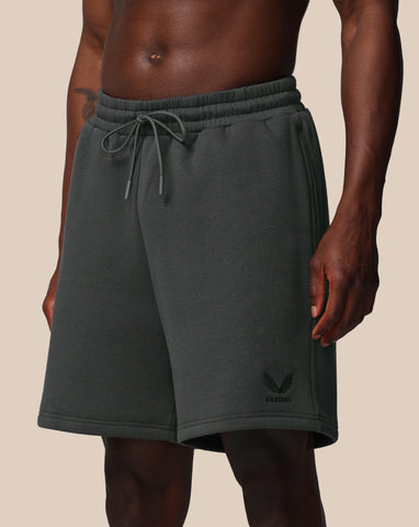 Heren Adapt Katoen Fleece Short - Gunmetal