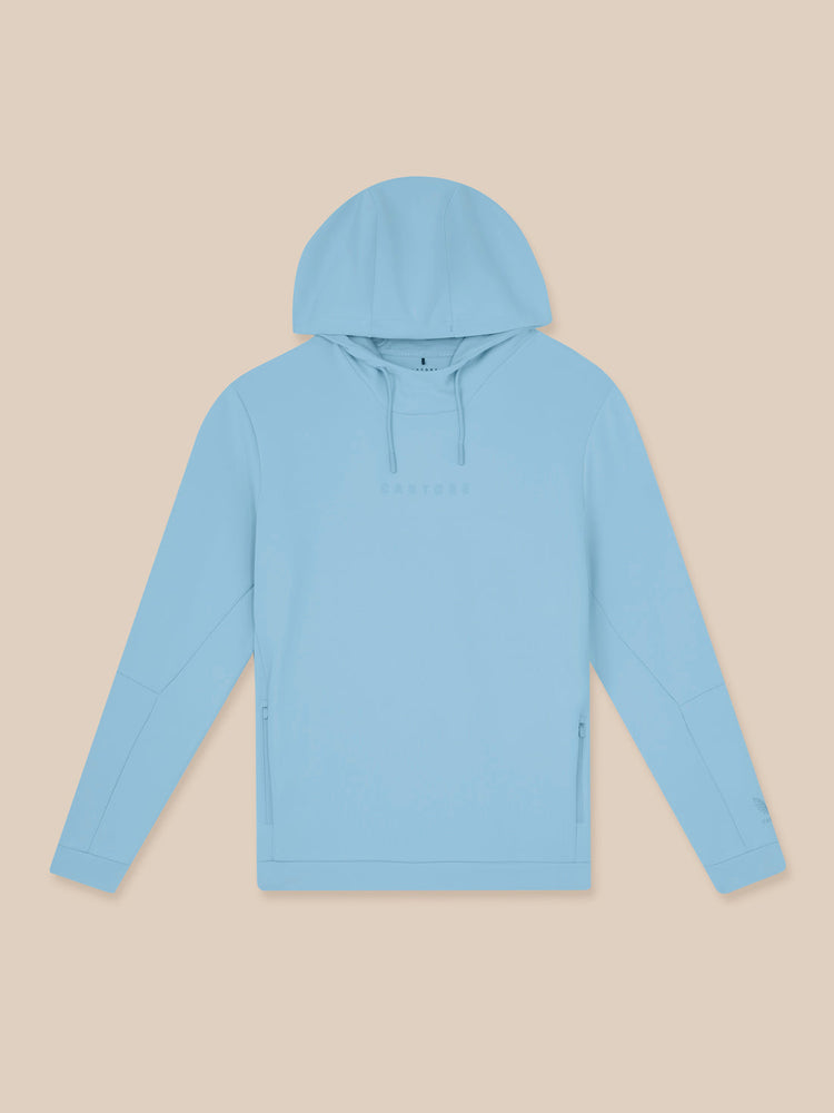 Heren Flex Lange Mouwen Hoodie - Sky Blauw