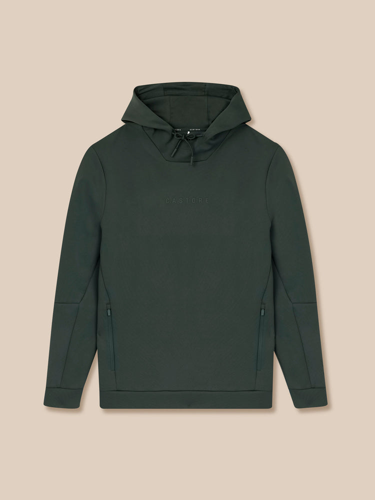 Heren Flex Lange Mouwen Hoodie - Donkergroen
