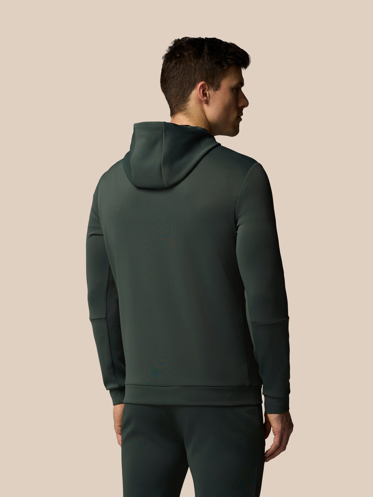 Heren Flex Lange Mouwen Hoodie - Donkergroen