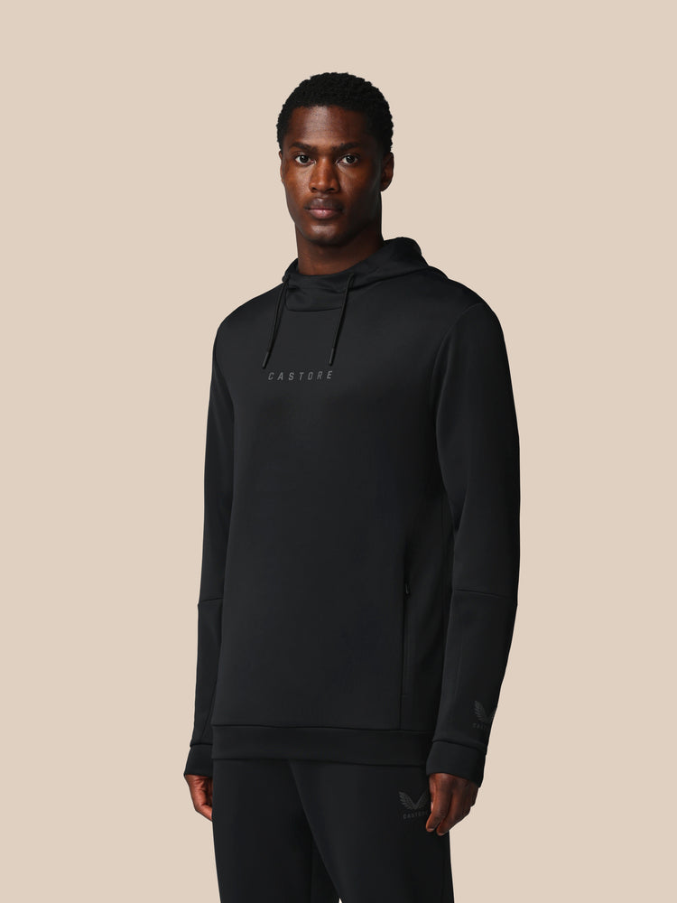 Heren Flex Lange Mouwen Hoodie - Zwart