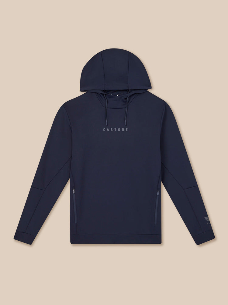 Heren Flex Lange Mouwen Hoodie - Marineblauw