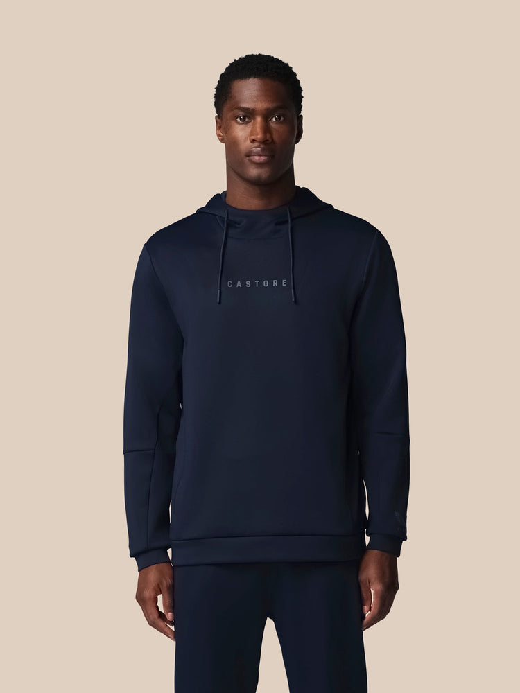 Heren Flex Lange Mouwen Hoodie - Marineblauw