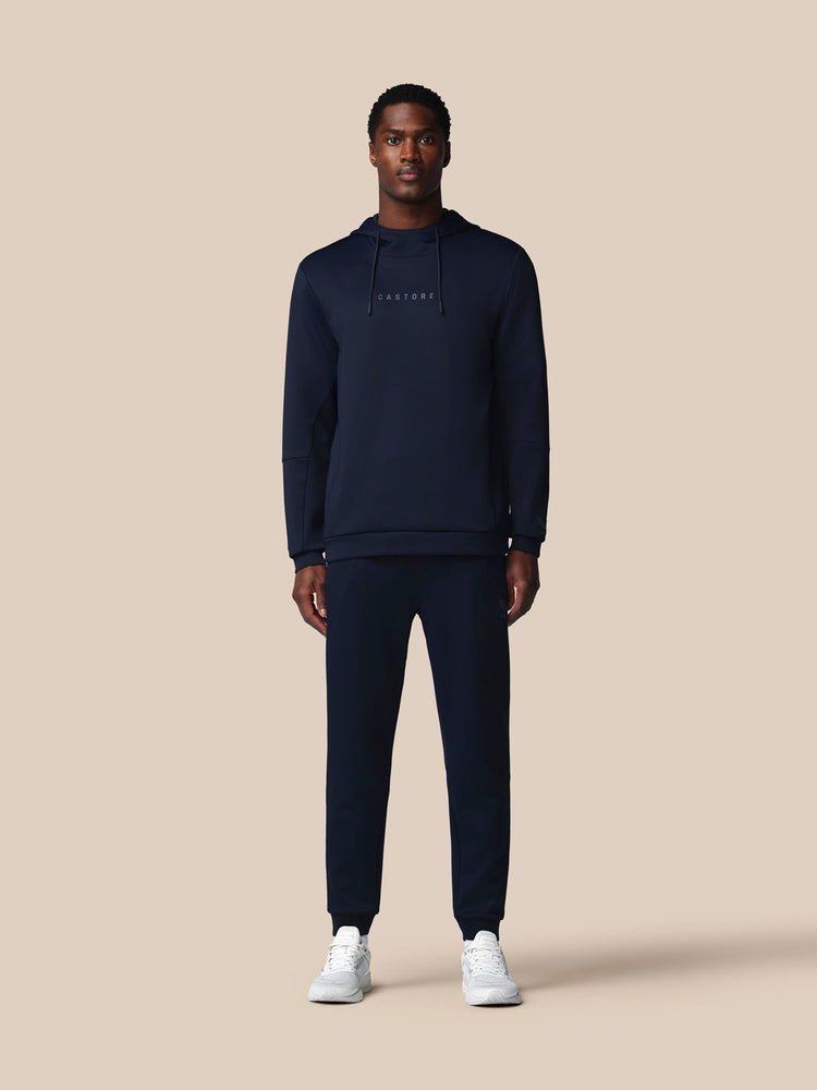Heren Flex Lange Mouwen Hoodie - Marineblauw