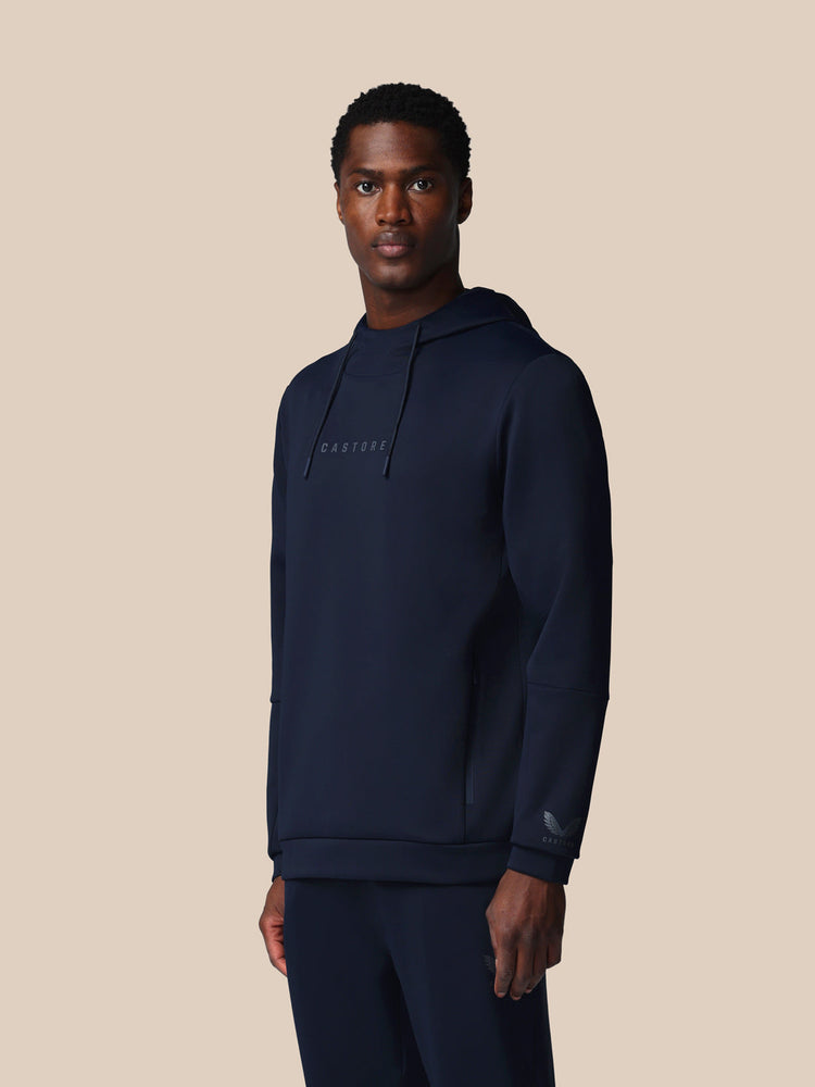 Heren Flex Lange Mouwen Hoodie - Marineblauw