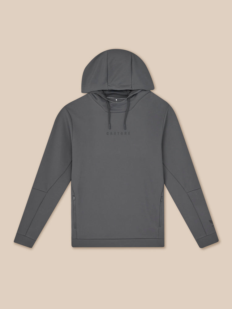 Heren Flex Lange Mouwen Hoodie - Gunmetal