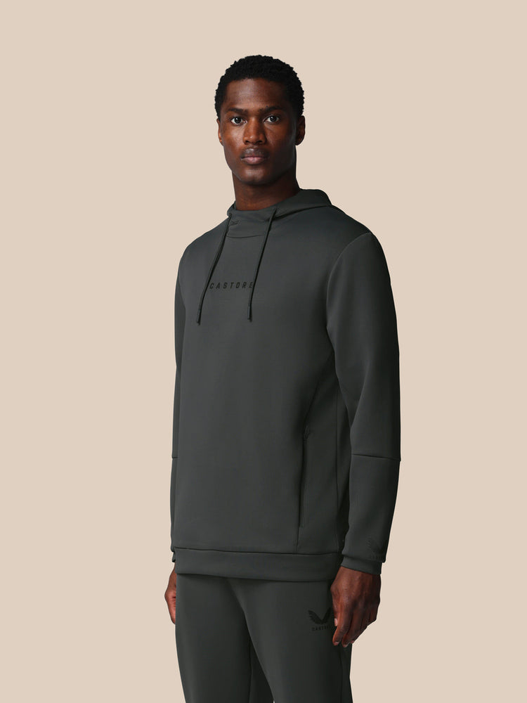 Heren Flex Lange Mouwen Hoodie - Gunmetal