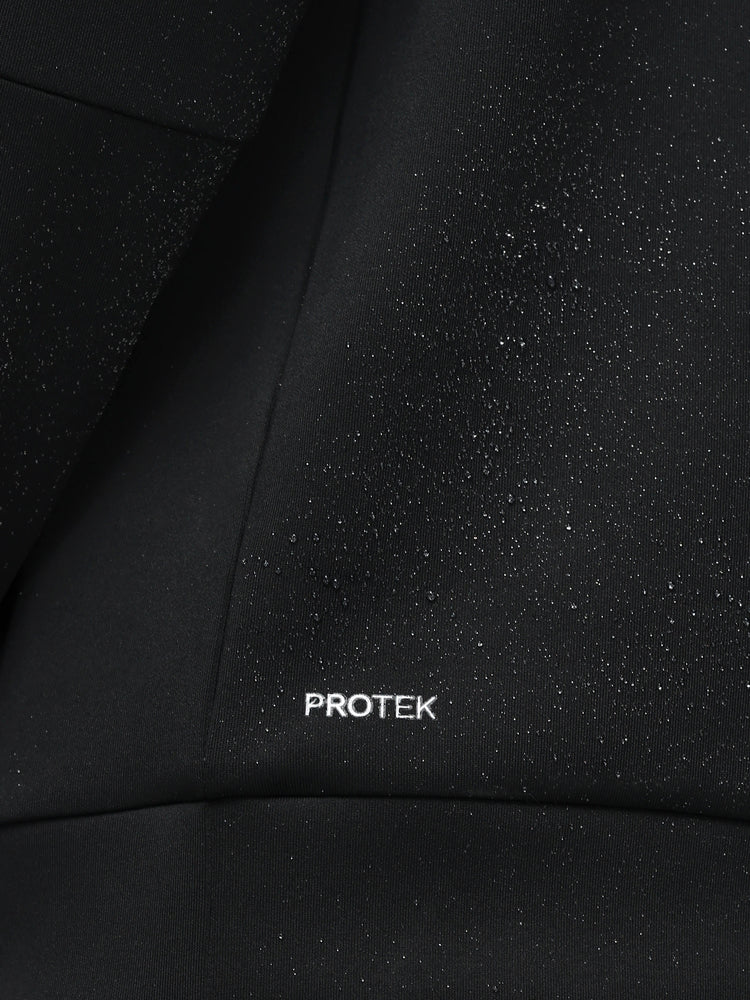 Heren Flex Lange Mouwen Kwartrits Sweatshirt - Zwart