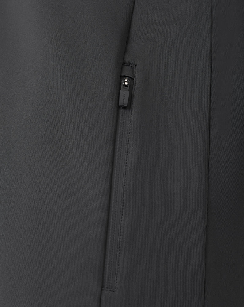 Heren Flex Lange Mouwen Kwartrits Sweatshirt - Gunmetal