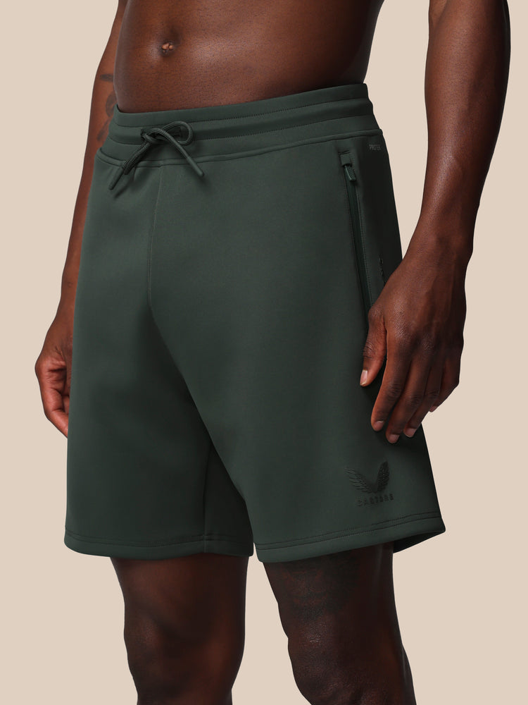 Heren Flex Short - Donkergroen