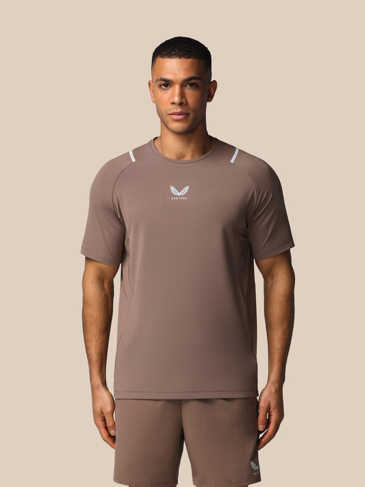 Heren Apex Training T-Shirt - Diep Taupe
