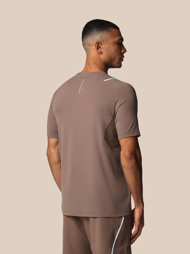 Heren Apex Training T-Shirt - Diep Taupe