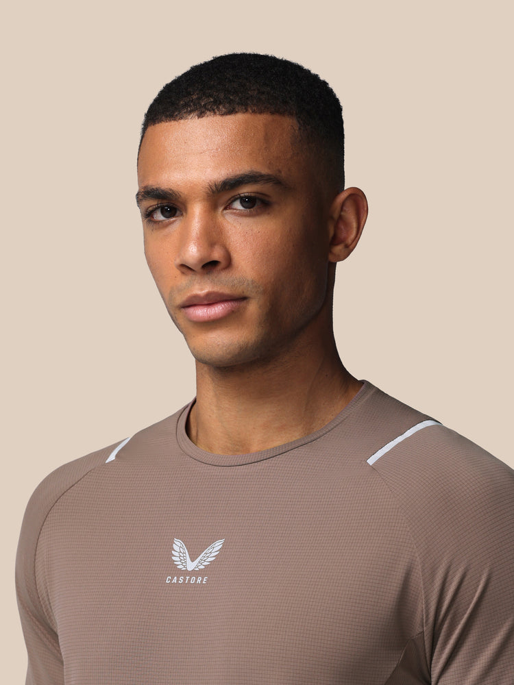 Heren Apex Training T-Shirt - Diep Taupe