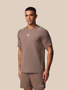 Heren Apex Training T-Shirt - Diep Taupe