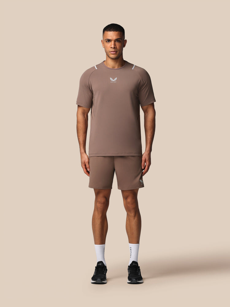Heren Apex Training T-Shirt - Diep Taupe