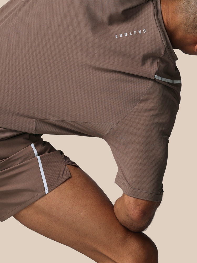 Heren Apex Training T-Shirt - Diep Taupe