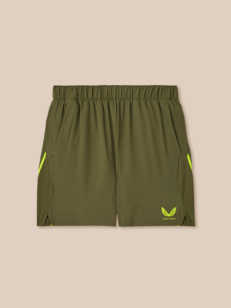 Heren Apex 6" Short met Binnenslip - Ivy Groen