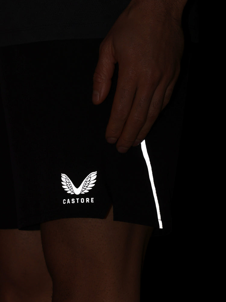 Heren Apex 6" Short met Binnenslip - Zwart
