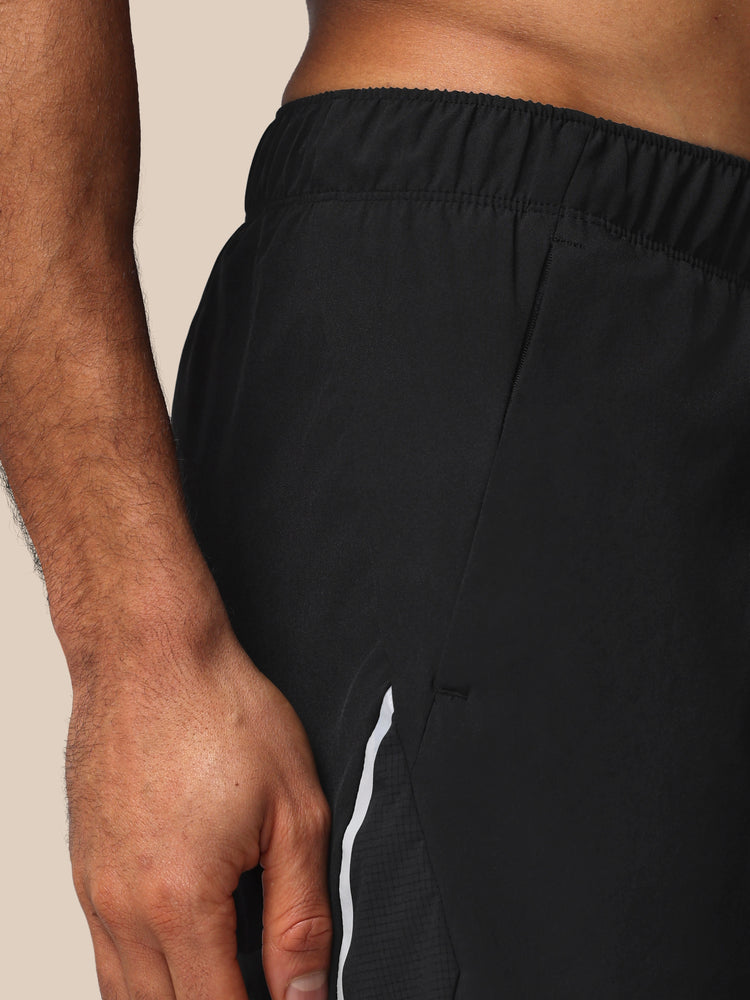Heren Apex 6" Short met Binnenslip - Zwart