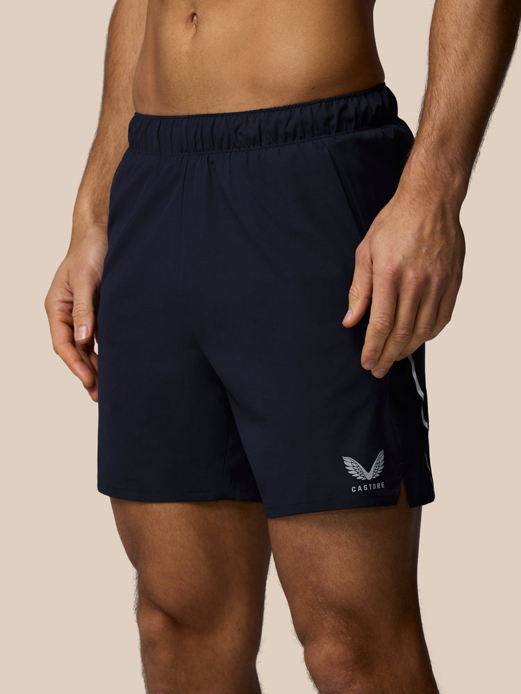 Heren Apex 6" Short met Binnenslip - Marineblauw