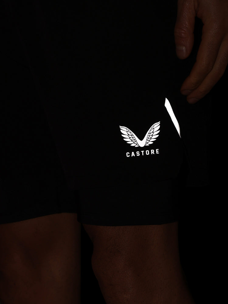 Heren Apex 2-in-1 Gewoven Short -Zwart