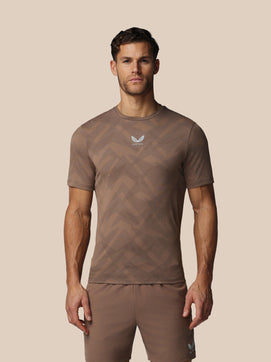 Heren Apex Engineered T-Shirt - Diep Taupe