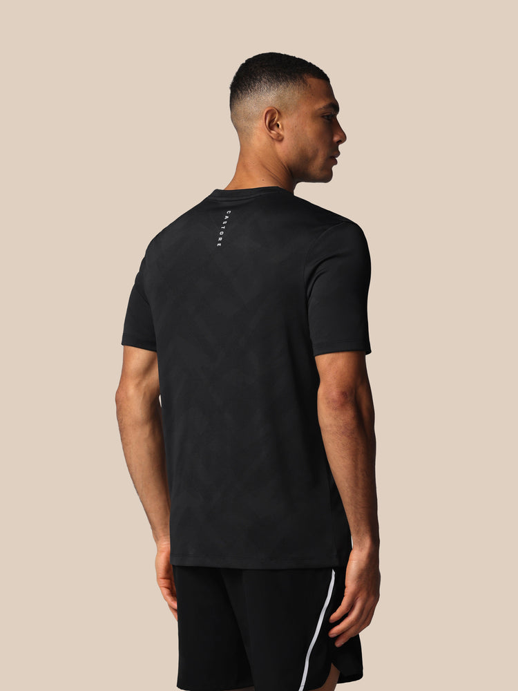 Heren Apex Engineered T-Shirt - Zwart