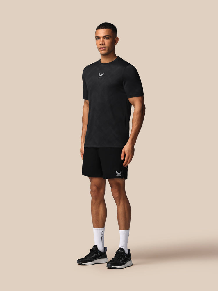 Heren Apex Engineered T-Shirt - Zwart