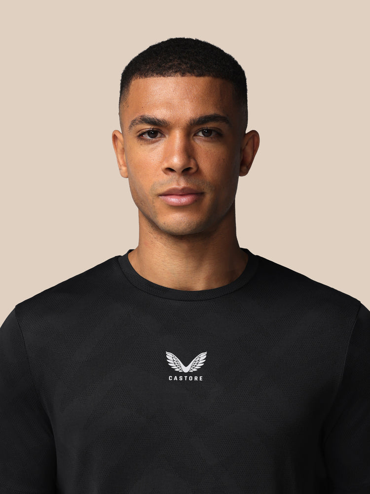 Heren Apex Engineered T-Shirt - Zwart