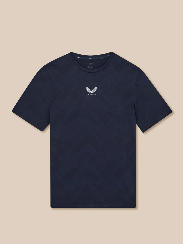 Heren Apex Engineered T-Shirt - Marineblauw