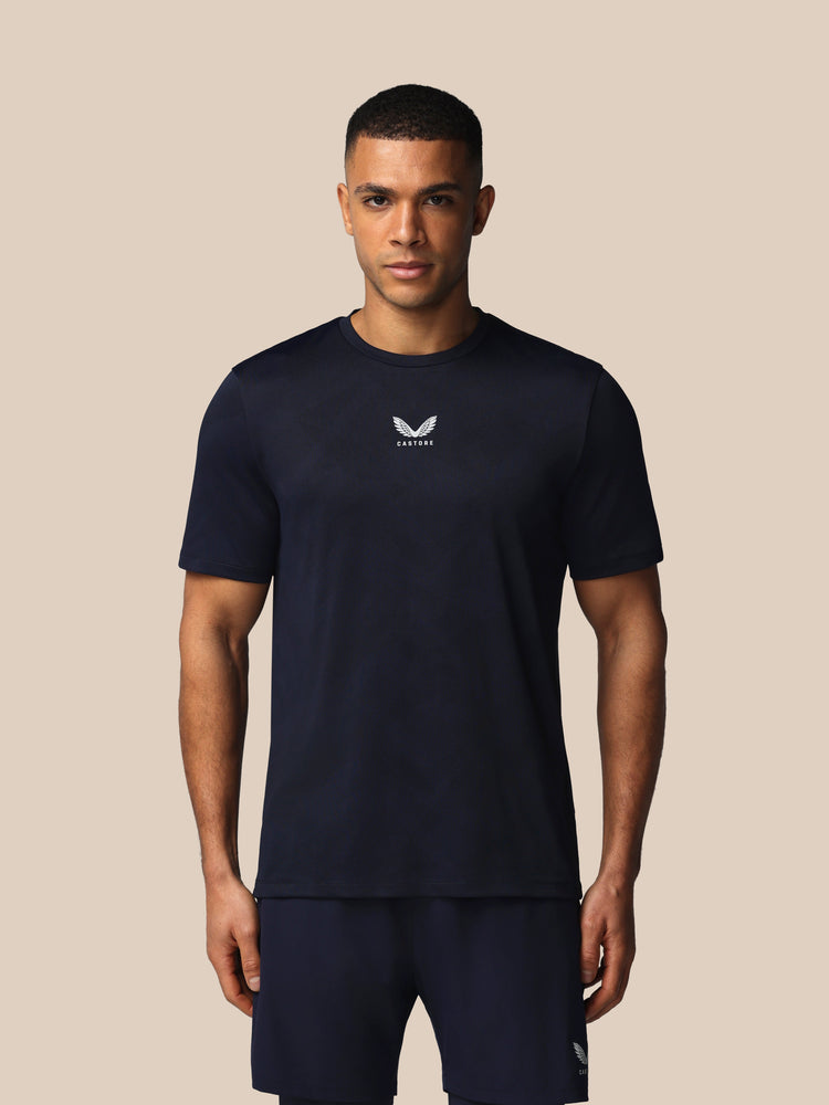 Heren Apex Engineered T-Shirt - Marineblauw