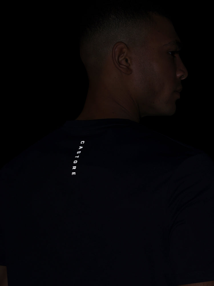 Heren Apex Engineered T-Shirt - Marineblauw