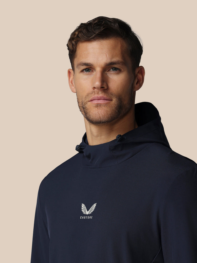 Heren Golf Performance Hoodie - Marineblauw