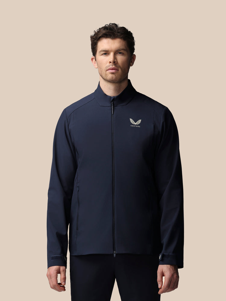Heren Golf LVS Gewoven Jas - Marineblauw