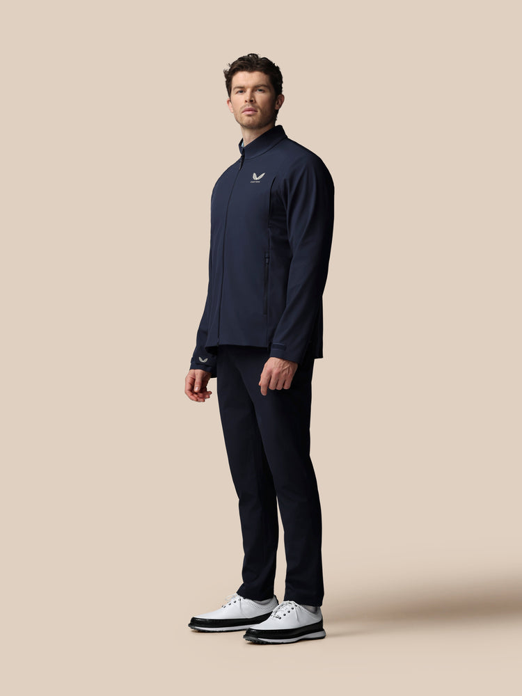 Heren Golf LVS Gewoven Jas - Marineblauw