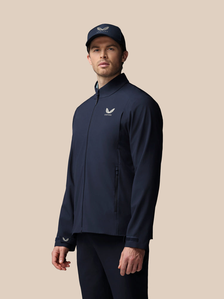 Heren Golf LVS Gewoven Jas - Marineblauw