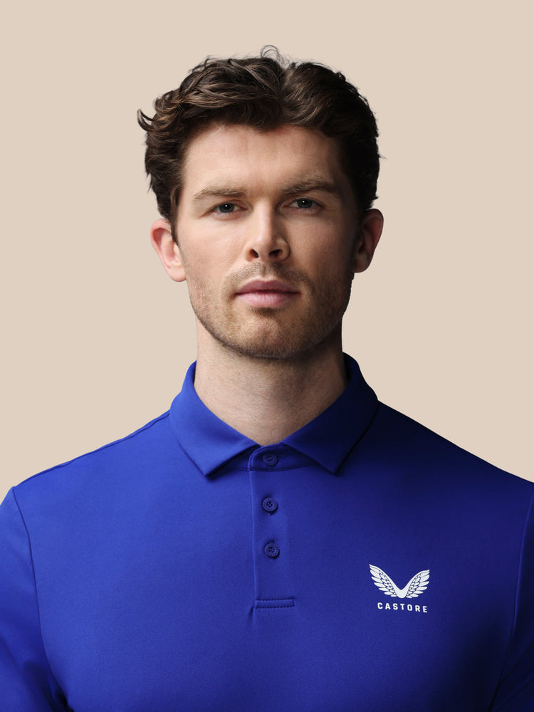 Heren Golf Essential Polo - Blauw