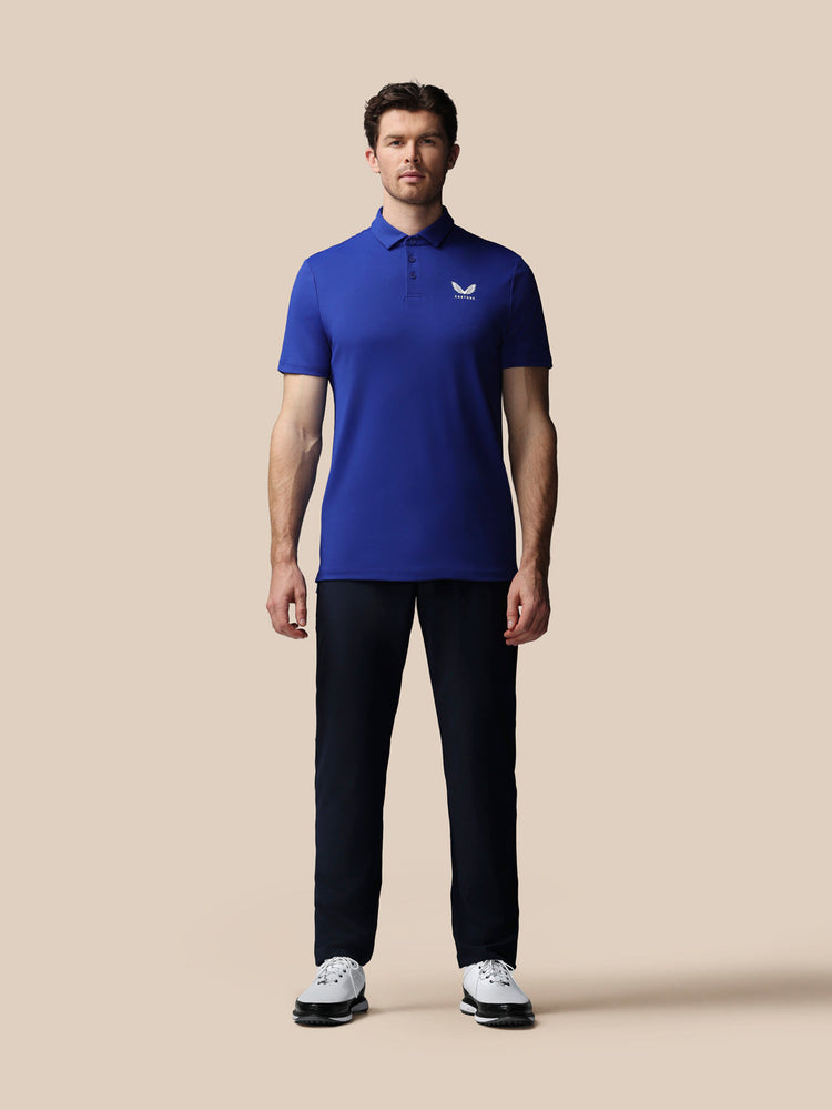 Heren Golf Essential Polo - Blauw