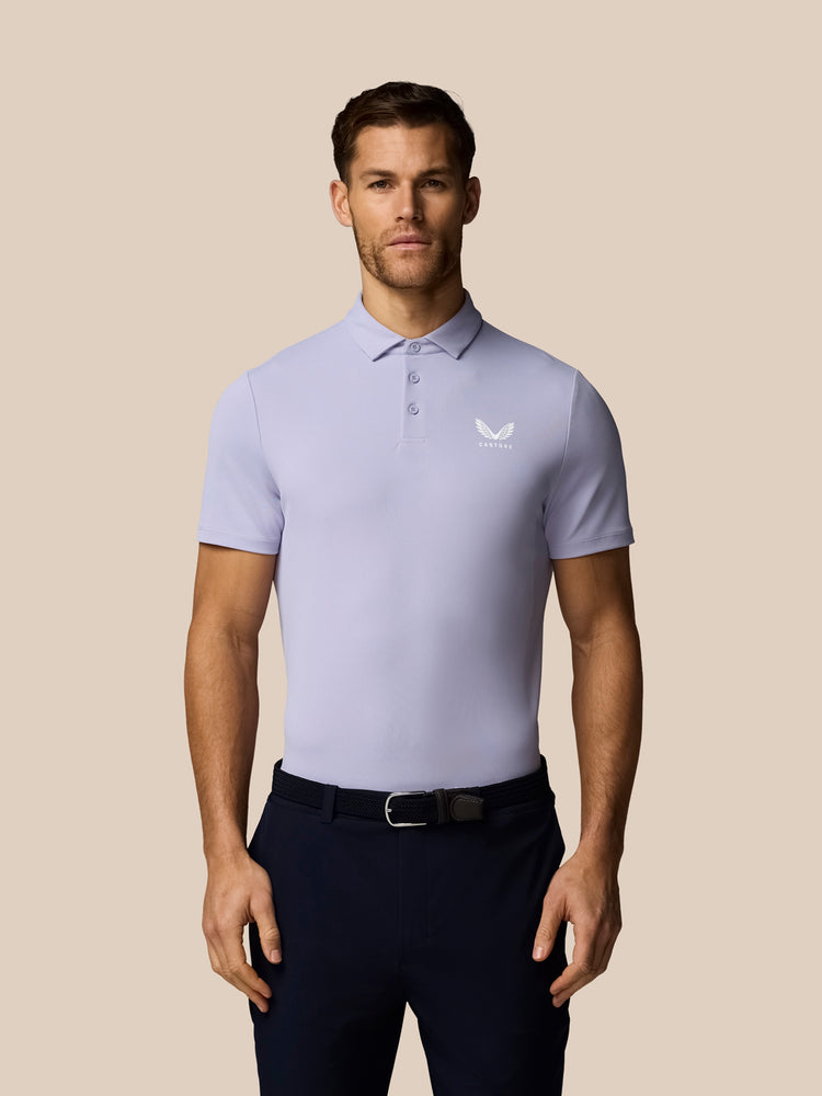 Heren Golf Essential Polo - Lavendel