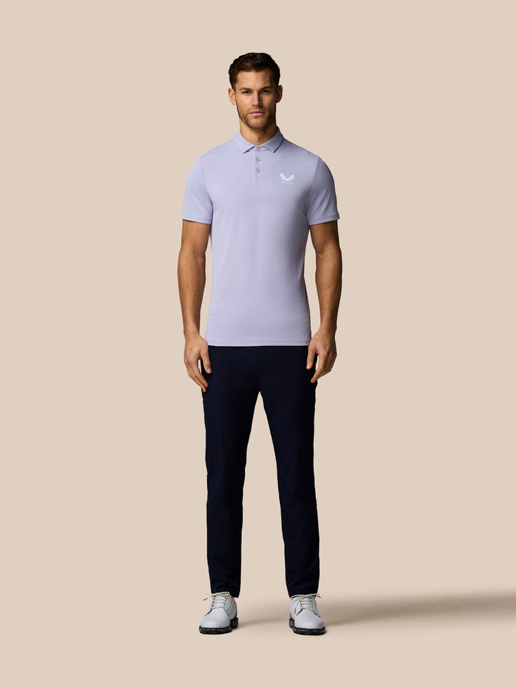 Heren Golf Essential Polo - Lavendel