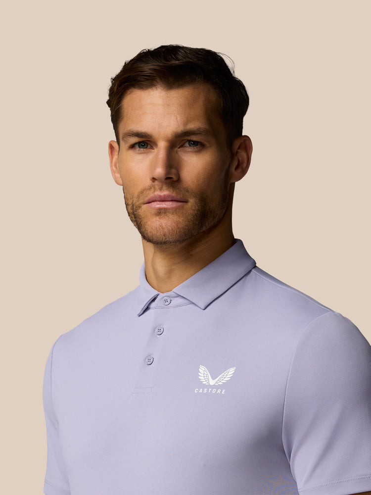 Heren Golf Essential Polo - Lavendel
