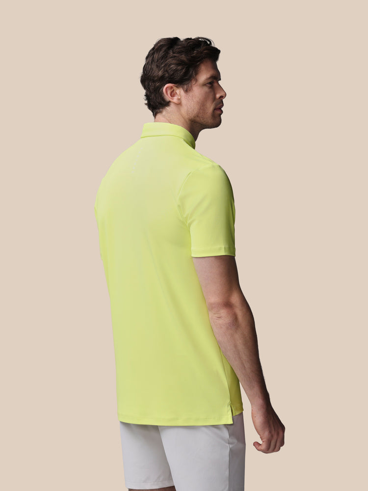 Heren Golf Essential Polo - Limoen