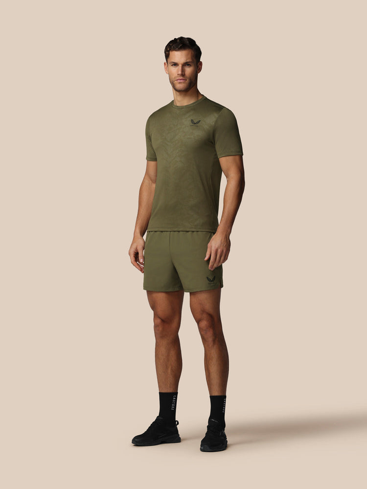 Heren Adapt Training 5'' Short - Ivy Groen