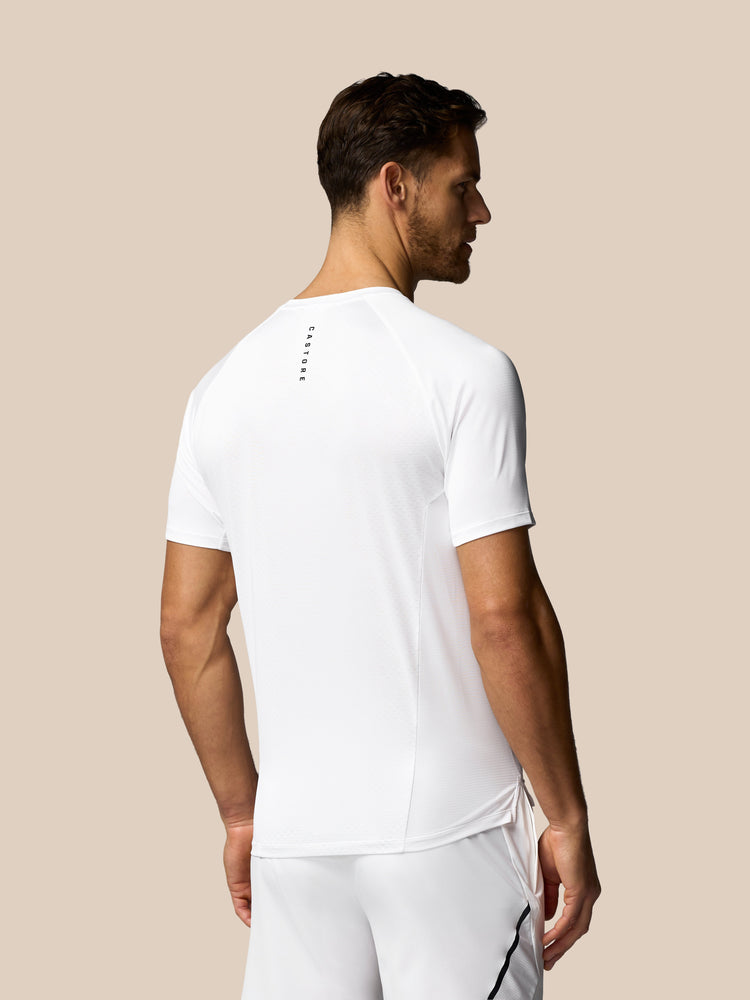 Heren Apex Tennis T-Shirt - Wit