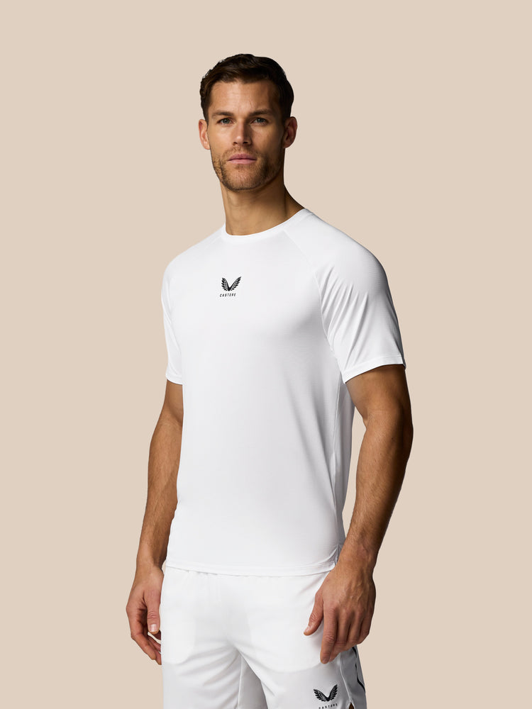 Heren Apex Tennis T-Shirt - Wit