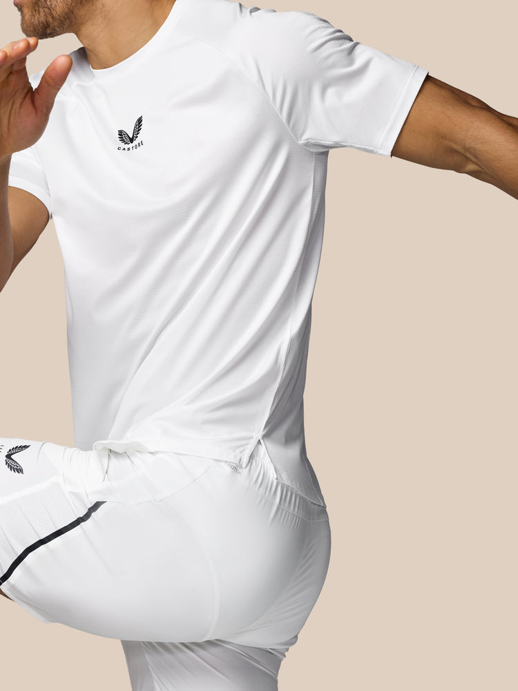 Heren Apex Tennis T-Shirt - Wit