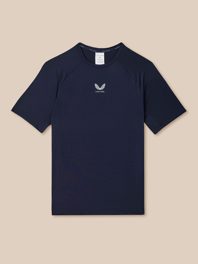 Heren Apex Tennis T-Shirt - Marineblauw